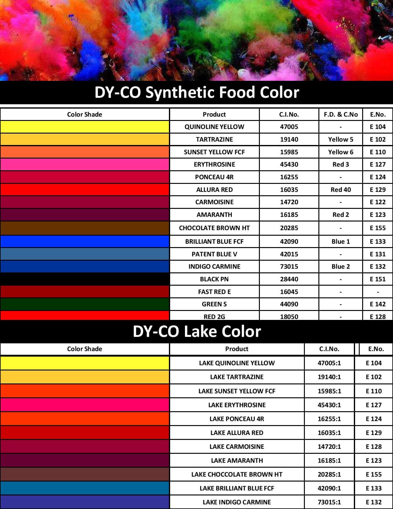 DY_CO  FOOD COLOR